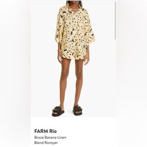 FARM Rio Banana Romper